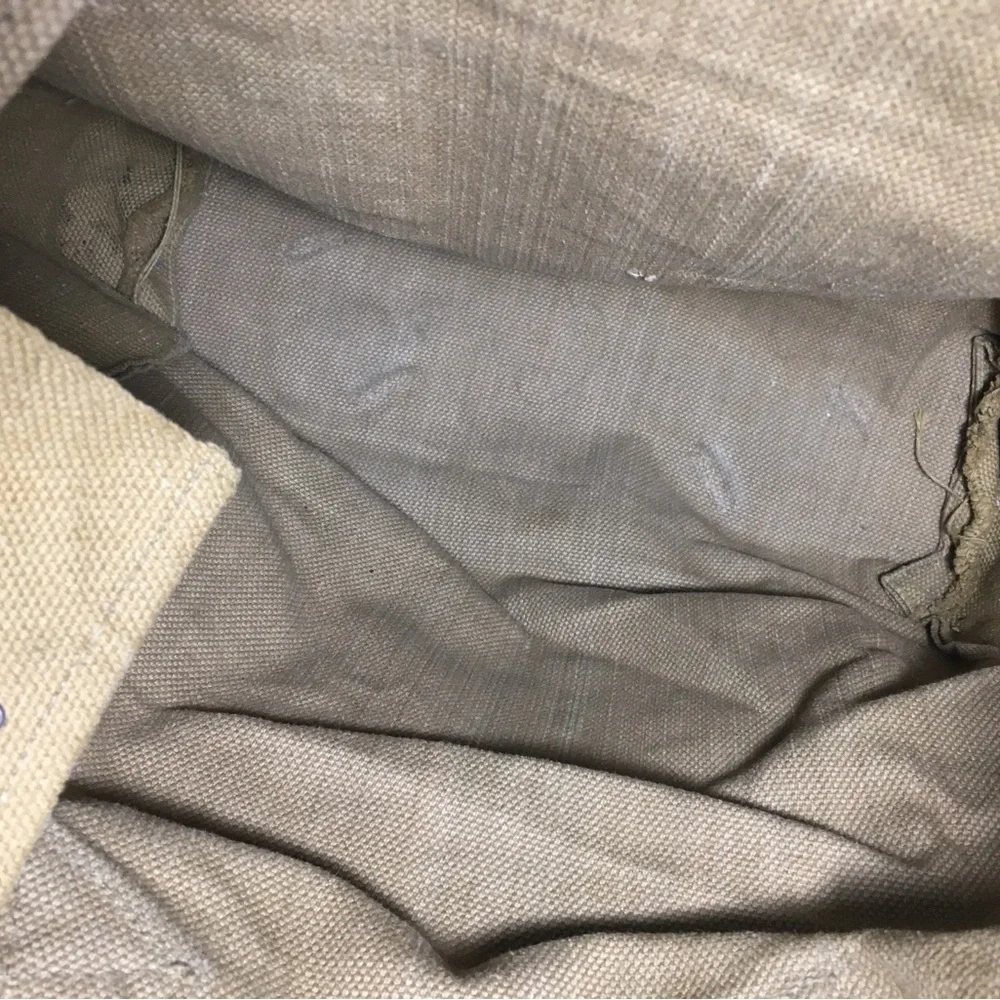 Vintage WWII WW2 Era Army Canvas Rucksack Backpack Field Military British Pack
